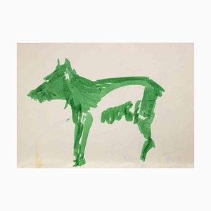 Reynold Arnould, Boar, 1970s, Drawing