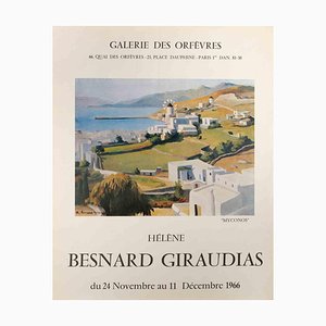 Poster della mostra Hélène Besnard-Giraudias, 1966