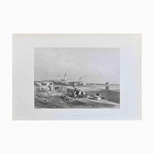 Albert Henry Warren, Harwick, Essex, Lithograph by Henry Warren, 19th Century