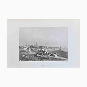 Albert Henry Warren, Harwick, Essex, Lithographie von Henry Warren, 19. Jahrhundert