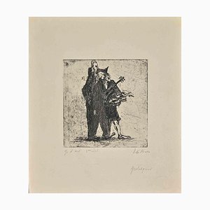 Unknown, Grotesques, Mid 19th Century, Drypoint