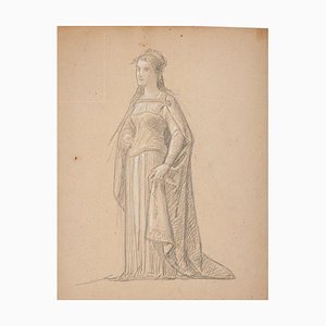 Sconosciuto, Costume teatrale, disegno, XIX secolo