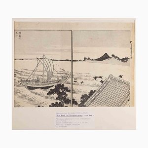 Katsushika Hokusai, Landschaft, 1878, Holzschnitt Pring