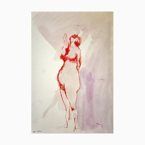 Leo Guida, Figure Féminine, 1970s, Création Mixed Media