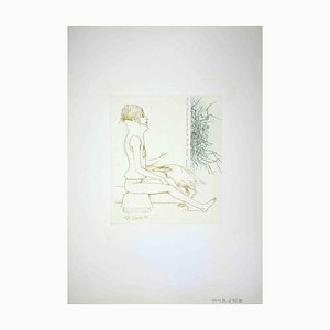 Leo Guida, Donna, 1972, Disegno