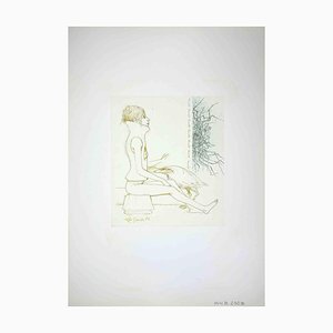 Leo Guida, Woman, 1972, Drawing
