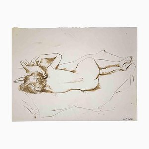 Leo Guida, Female Figure, 1970s, Etching