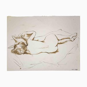 Leo Guida, Figura femminile, anni '70, Acquaforte