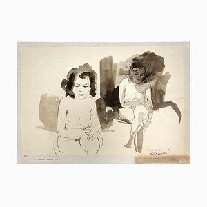 Leo Guida, Nude, 1964, Drawing
