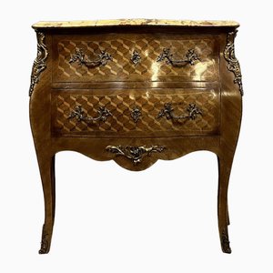 Dame Galbée Dame Louis XV in Marquetry