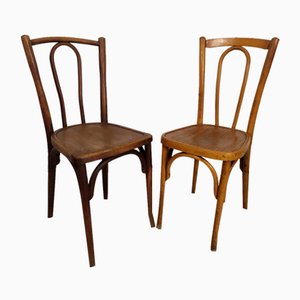 Bistro Chairs, 1890s, Set of 10