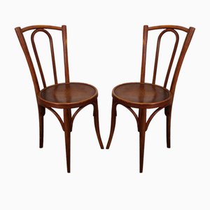 Bistro Chairs, 1890s, Set of 6