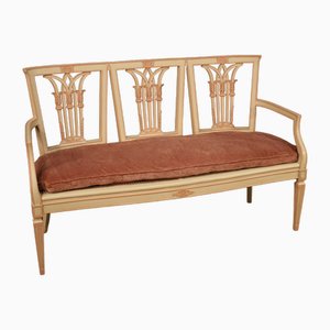 Lackiertes Louis XVI Sofa, 1950er