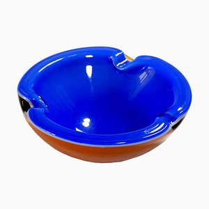 Large Murano Glass Ashtray attributed to Seguso, 1970s
