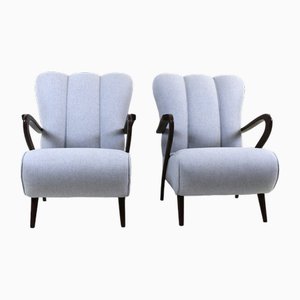 Vintage Armchairs attributed to Guglielmo Ulrich, 1950s, Set of 2