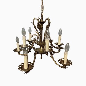 Vintage French 2-Tier Chandelier