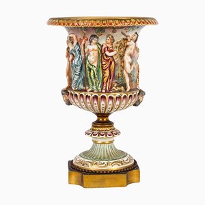 Antike italienische Capodimte Urne Neapel, 19. Jahrhundert
