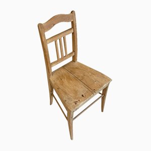 Silla auxiliar de madera, década de 1850