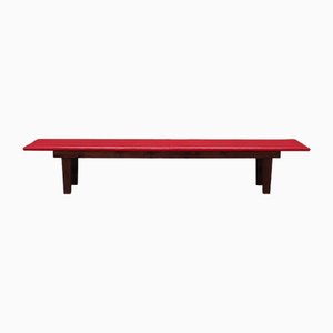 Banc en Eco Cuir Rouge, Danemark, 1990s