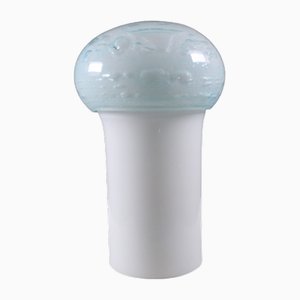 Lámpara de mesa en forma de hongo de cristal de Murano con burbujas de Vistosi