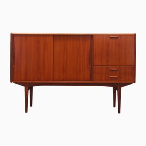 Dänisches Teak Highboard, 1960er