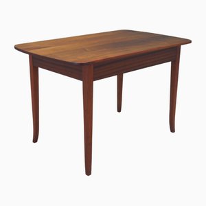 Mesa de comedor danesa de caoba, años 70