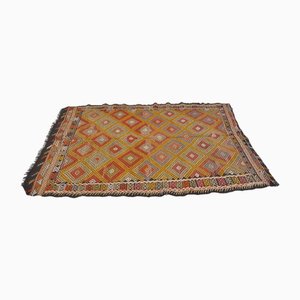 Tapis Kilim Vintage Floral d'Anatolie, 1960s