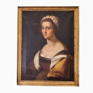 Andrea del Sarto, Ó / L, Retrato de mujer, siglo XIX