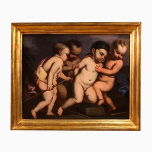 Cherub Games, 1640, Olio su tela