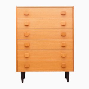 Danish Ash Chest of Drawers, 1970s