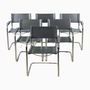 Vintage Bauhaus Chairs, 1970s, Set of 6