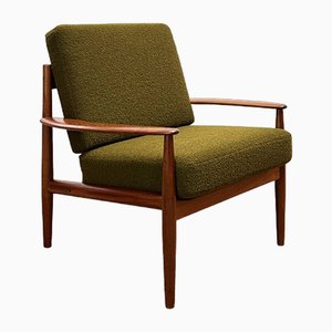 Poltrona Mid-Century moderna in teak di Grete Jalk per France and Son, anni '50