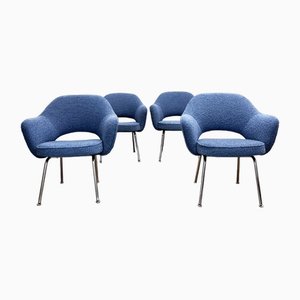 Chaises de Direction par Eero Saarinen, Knoll International, Allemagne, Set de 4