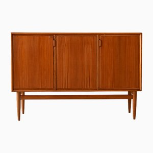 Buffet Haut Vintage Scandinave en Teck et Chêne, 1960s