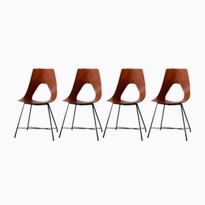 Ariston Chairs by Augusto Bozzi, 1960s, Set of 4