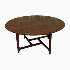 Mesa de centro danesa Mid-Century de palisandro de Heltborg Møbler, años 60