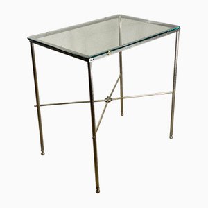 Pharmacy Table in Nickel-Plated Metal, 1920