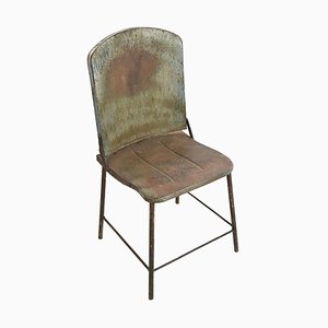 Vintage Industrial Chair in Metal