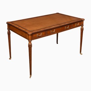 Mahogany 3-Drawer Writing Table, 1890s