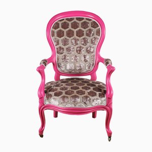 Vintage Sessel in Patina Pink