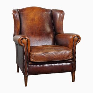 Club chair vintage in pelle