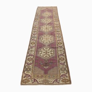 Tapis de Couloir Vintage en Laine