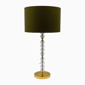 Mid-Century Modern Crystal Table Lamp Base, Germany, 1960s