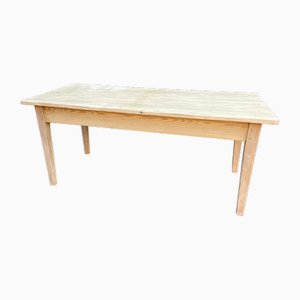 French Farm Table in Fir, 1950s