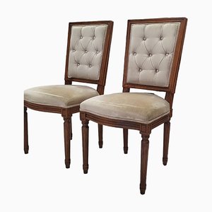 Dining Chairs with Buttoned Backrest from Hanbel, Set of 2