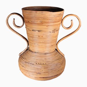 Jarrón Amphora de ratán de Vivai del Sud