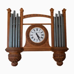 Large Church Organ Clock, France, 1950s