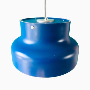 Lámpara colgante azul de Anders Pehrsson para Ateljé Lyktan, Sweden, años 70