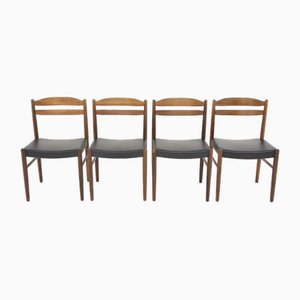 Rosewood Chairs by Albin Johansson & Söner, Sweden, 1960s, Set of 4