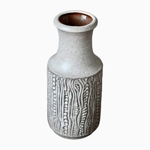 Große Brutalistische Withe Vase von Carstens Tönnieshof, 1960er
